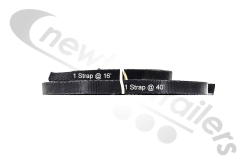 Fliegl Straps Dawbarn Hydroclear Strap Set For Fliegl Ejector Aggregates (40")