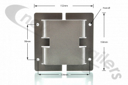 BDICO01046 Knapen Roll over Sheet Winding Handle Holding Bracket New Style