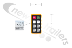 F14-00012 Titan Remote Control Kit Pocket V3 Transmitter and Receiver