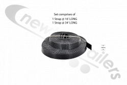  23-STRAP-04 Dawbarn Hydroclear Strap Set for Rigid / 8 Wheeler (38")