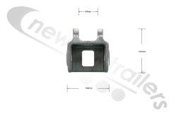 M-41005300 STAS Cover Sheet Support Arch Fixing Crossbow To Weld