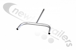 1810549 Dawbarn Cover Sheet Winding Handle With Round Handles & Square 1" Drive - 24" Long