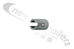 20-HADR-38 Dawbarn Cover Sheet Pole Aluminium Drive,  Rear Round Pin Drive Short for 50mm Pole