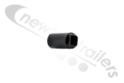 20-HADR-02 Dawbarn Cover Sheet Pole Drive Front Square Short For 50mm Pole Steel