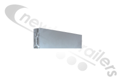 Wraptor Box Pole Joiner Dawbarn Wraptor Cover Sheet Alloy Side Pole Joiner For 4" x 2" Box