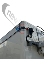 Front Corner Stainless Plate Dawbarn Hydroclear Stainless Steel Curved Plate for Knapen and Kraker Moving Floor